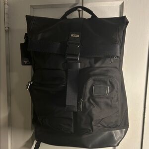 Tumi Cypress Roll Top Nylon Black